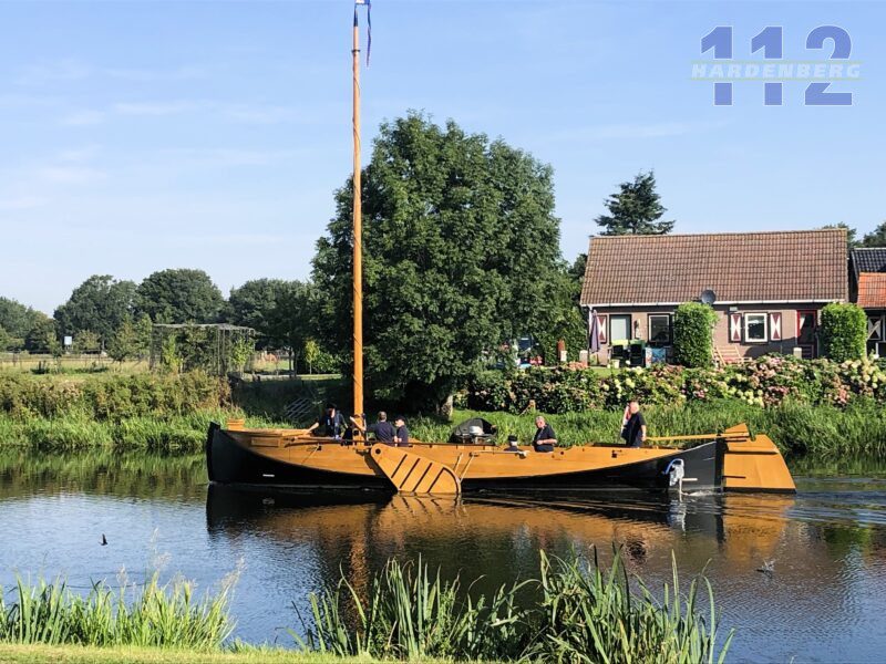 Sluis Junne weer veilig te passeren na daling waterstand