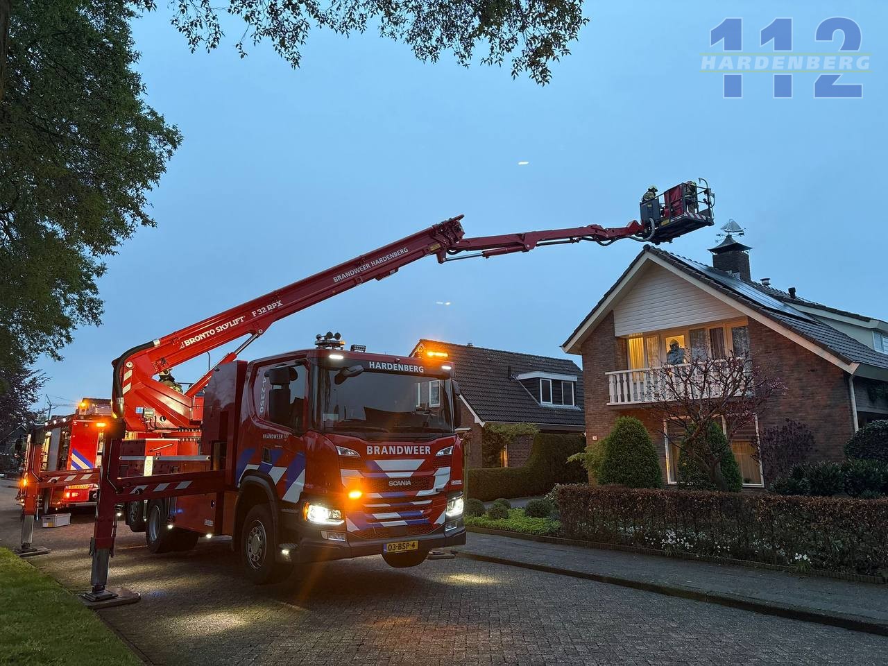 Schoorsteenbrand in Dedemsvaart